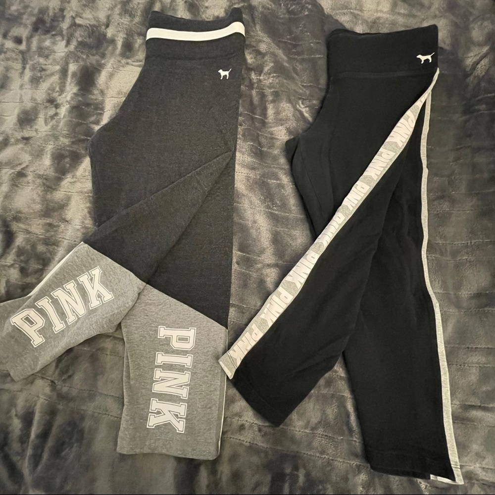 VS Pink crop leggings